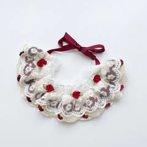 Pet Lace Bib Scarf