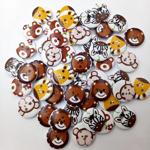 Wood Buttons 20mm
