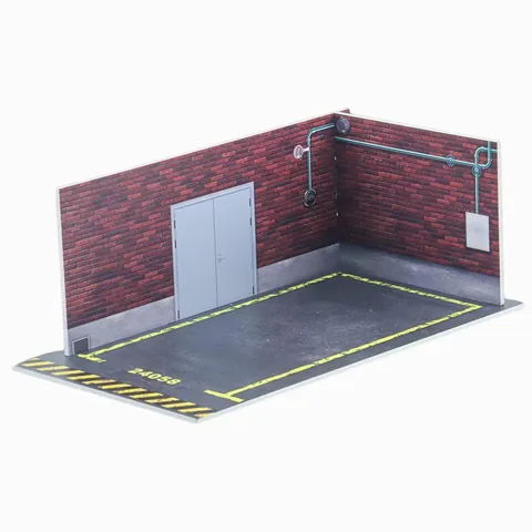 Car Diorama Parking Scenery