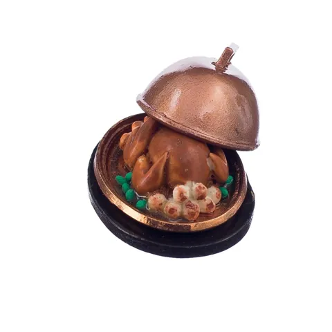 1:12 Dollhouse Turkey With Lid