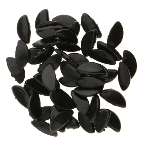 Oval Silicone Push In Nose Pads 15mm