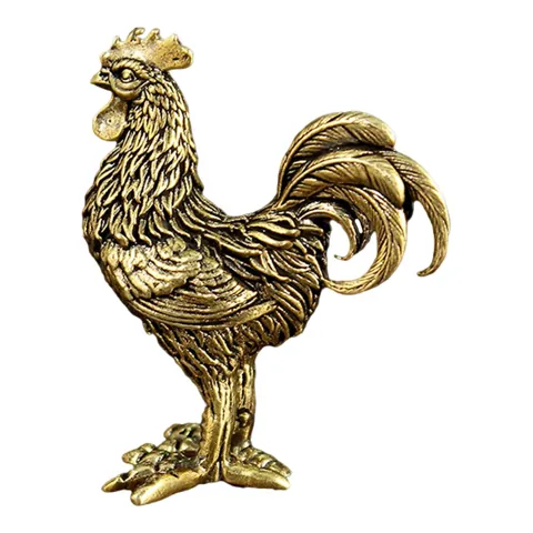 Chicken Tea Pet Brass