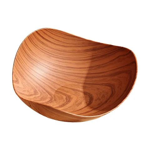 Wood Grain Fruit Tray
