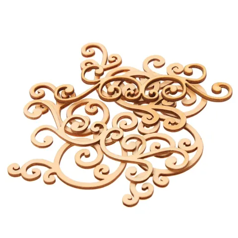 Wooden Shape Cutouts 8Pack