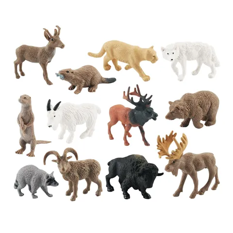 Wildlife Animal Playset 12Pcs