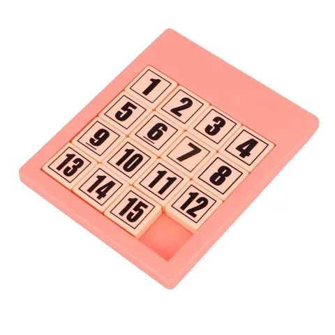 Slide Number Puzzle Pink