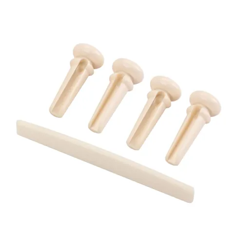 Bass Guitar Bridge Pins and Saddle