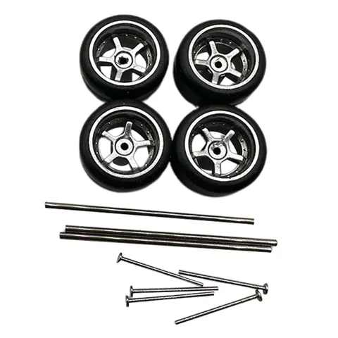 RC Car Wheels and Tires 1/64 Scale