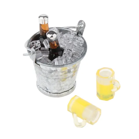 Mini Ice Bucket 1/12 Dollhouse