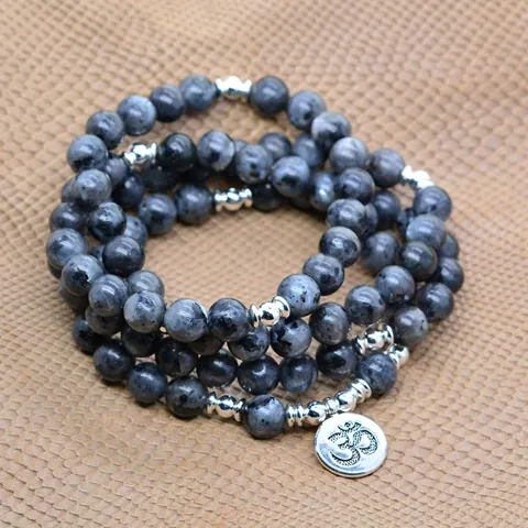 Yoga Charms Tibetan Silver OM