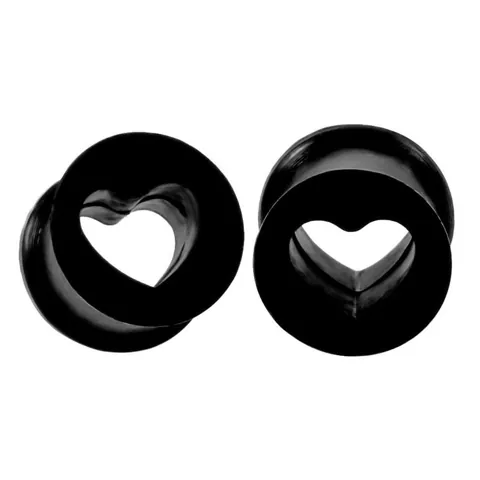 Silicone Ear Gauges 8mm Black