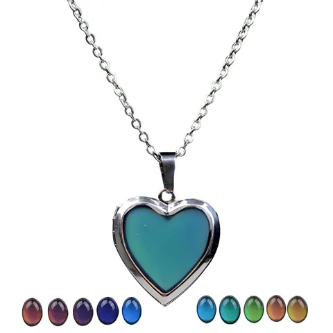Mood Gem Photo Frame Necklace