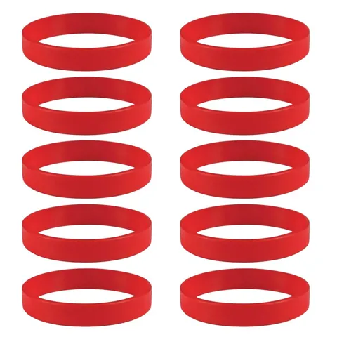 Blank Silicone Wristbands