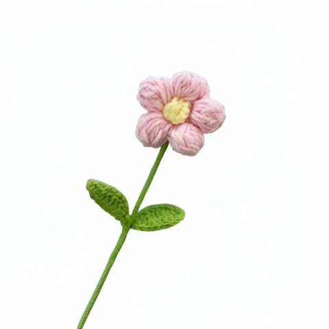Knitted Artificial Flower Stalk