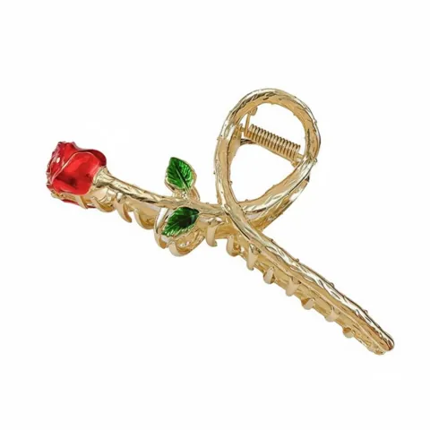 Floral Metal Hair Claw