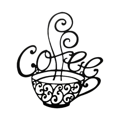Coffee and Tea Bar Sign