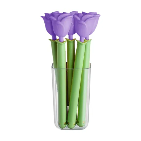 Bag Clips Purple Rose