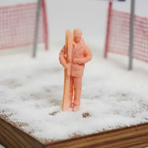 Winter Skier Figure