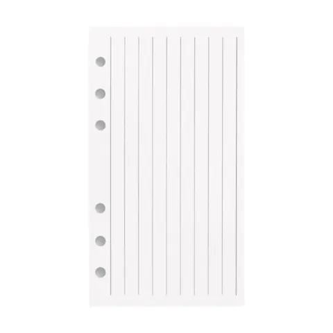 A6 Refill Paper Vertical Line