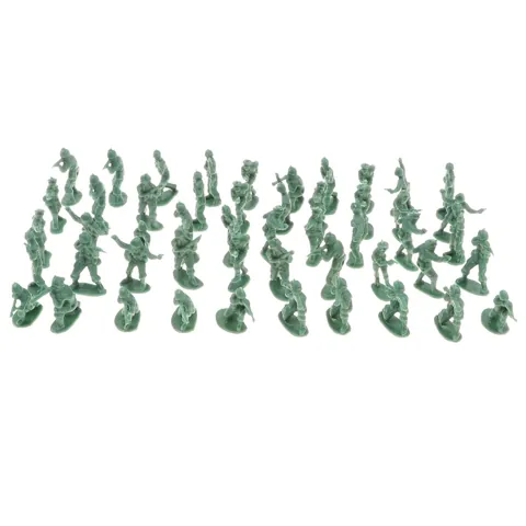 100pack 4cm Realistic Soldiers Model Figure Sand Table Scene