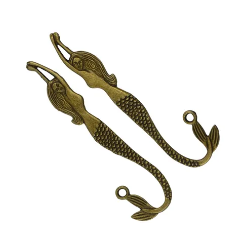 Bronze Mermaid Bookmarks With Loop