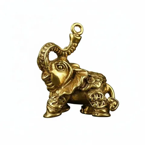 Vintage Alloy Elephant Figurine