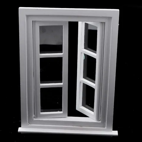 Wooden Door Window