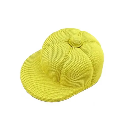 Mini Doll Baseball Cap Yellow