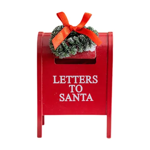 Letters To Santa Mailbox Red