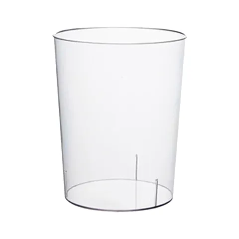 Trash Can Clear Plastic Waste Paper Bin Rubbish