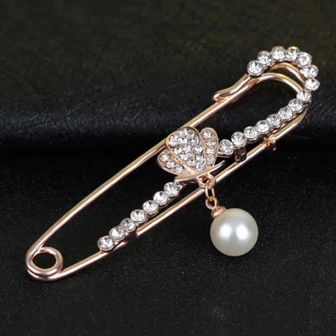 Safety Pin Brooch