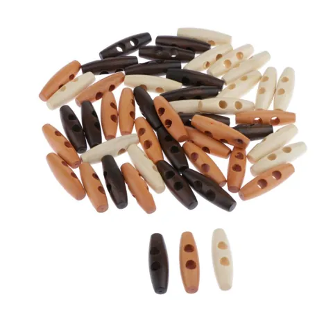 Wooden Horn Toggle Buttons