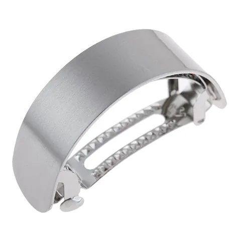 Semicircle Hair Clip Silver