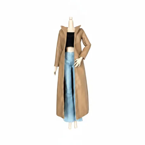 PU Leather Doll Outfit Set