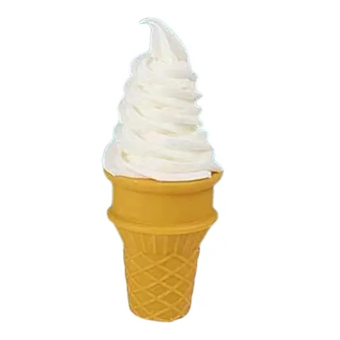 Ice Cream Cone Display Model White