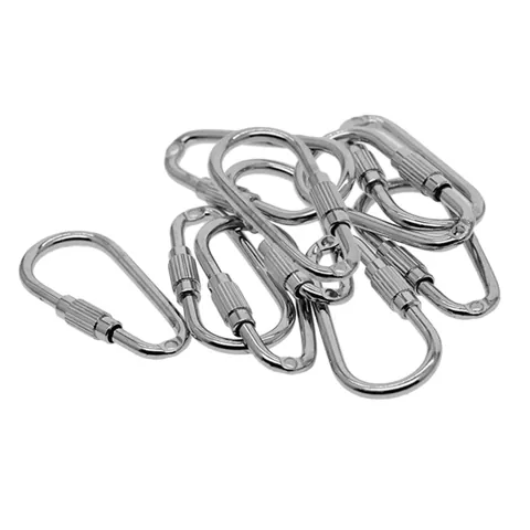 Screw Locking Carabiner Clasps