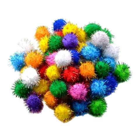Sparkle Pom Poms