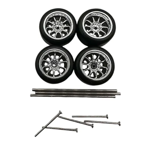 RC Car Wheels and Tires 1/64 Scale