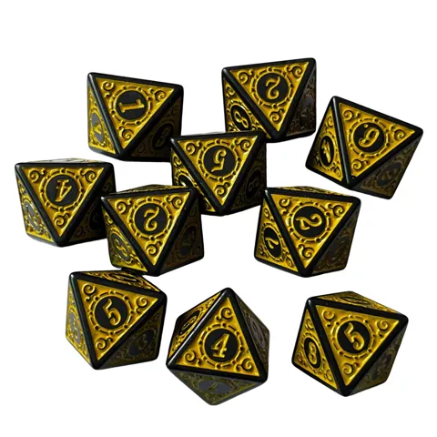 Acrylic 8 Sided Dice Set
