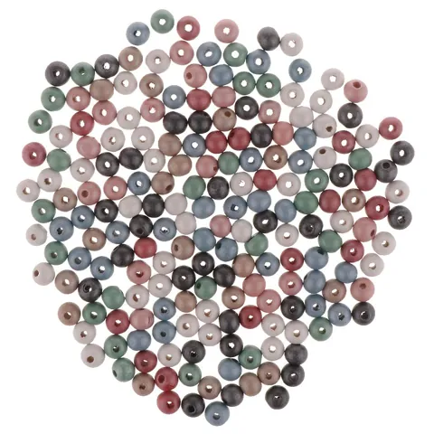 1 pack Wooden Beads Large Hole Spacer Bead for Jewelry