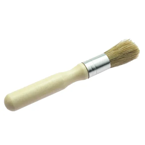 Round Wooden Handle Paint Brush