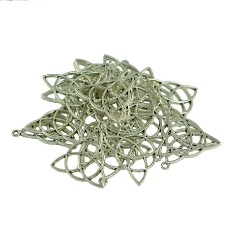 Tibetan Silver Triangle Charms