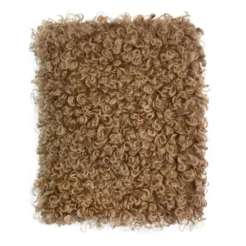 Curly Fabric Camel