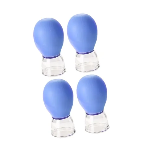 Facial Cupping Set 4x Blue