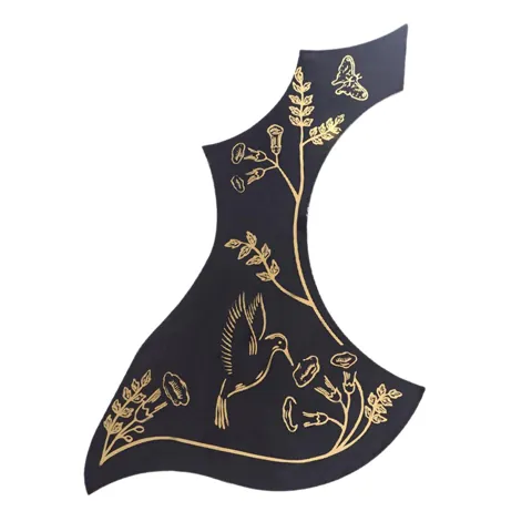 Left Handed Acoustic Guitar Pickguard Black