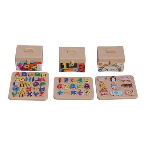 Dollhouse Letter Number Blocks