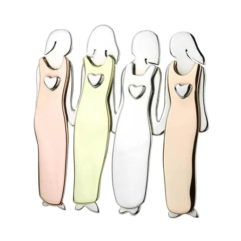 Sisters Brooch Pin