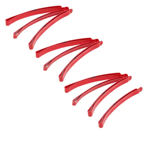 Red Hairpins