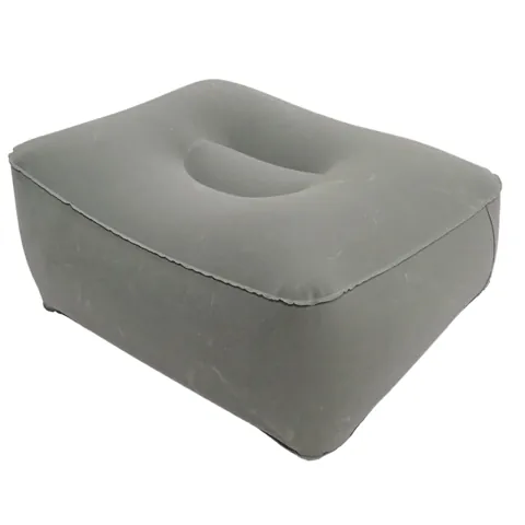 Inflatable Foot Rest Gray
