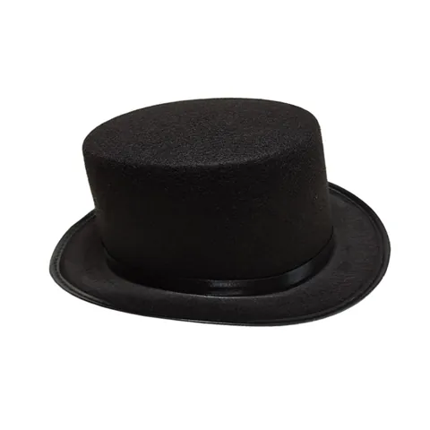 Felt Top Hat with Satin Band